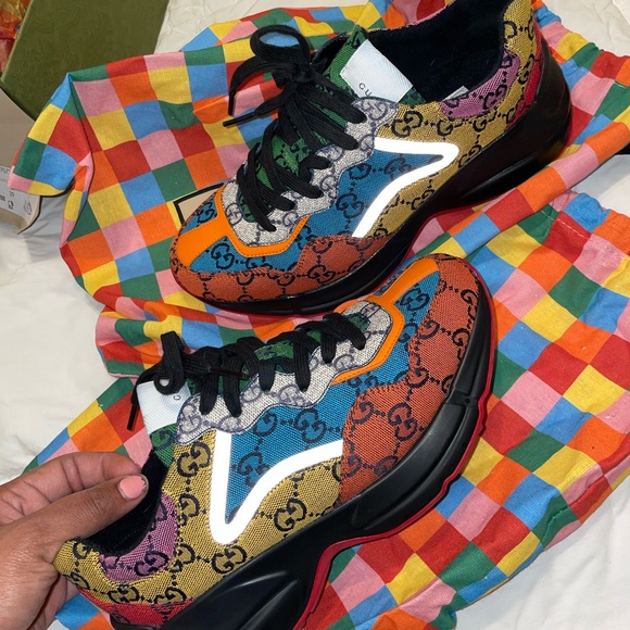 COPY - Gucci “Color Block” sneakers - Picture 3 of 6